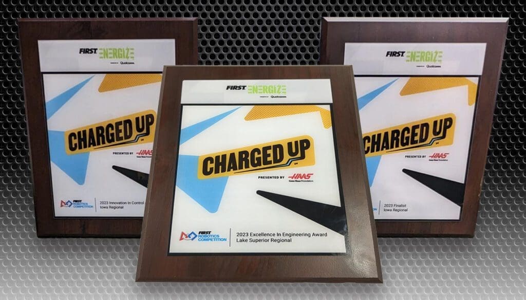 Accolades for Charged Up in the recent Iowa and Lake Superior competitions