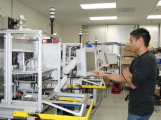 Engineer working at NOVO Enginerring HQ