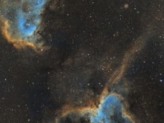 Heart and Soul Nebula 2400 astro-photography of the Heart and Soul Nebula