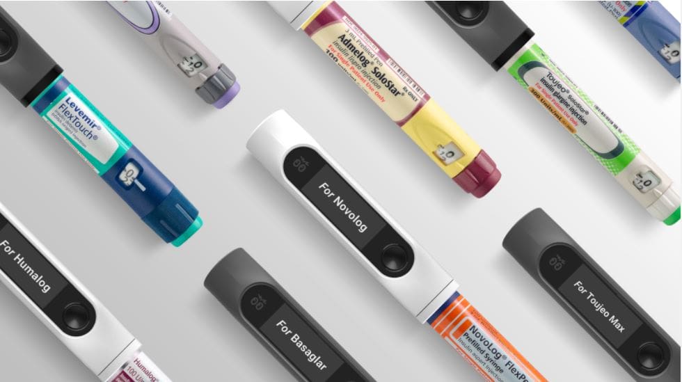 series of disposable insulin pens compatible with the Bigfoot Glucose Meter