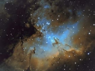 Pillars of Creation in Eagle Nebula 2400 Pillars of Creation in the Eagle Nebula