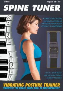 Spine Tuner biofeedback posture trainer packaging