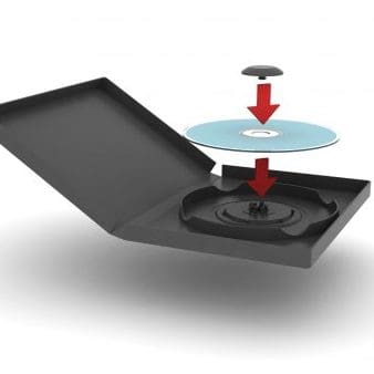 RFID-activated anti-theft system for DVD media