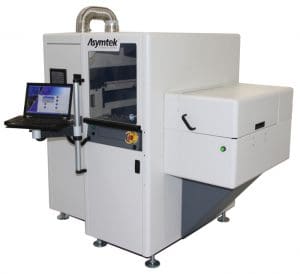 Silicon wafer coating machine side view