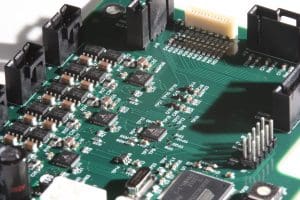 Custom motion and temperature control boards for AccuVax